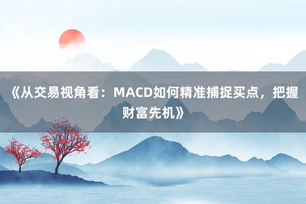 《从交易视角看：MACD如何精准捕捉买点，把握财富先机》