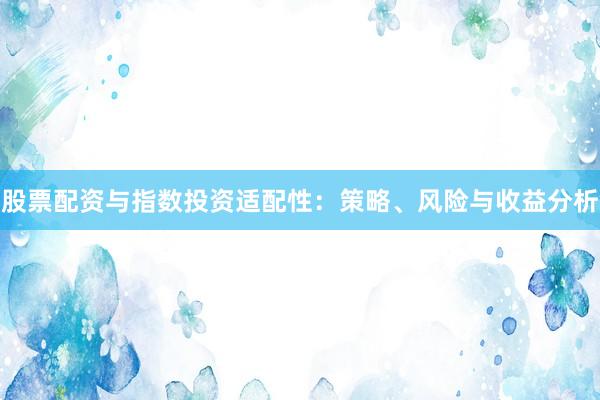 股票配资与指数投资适配性：策略、风险与收益分析